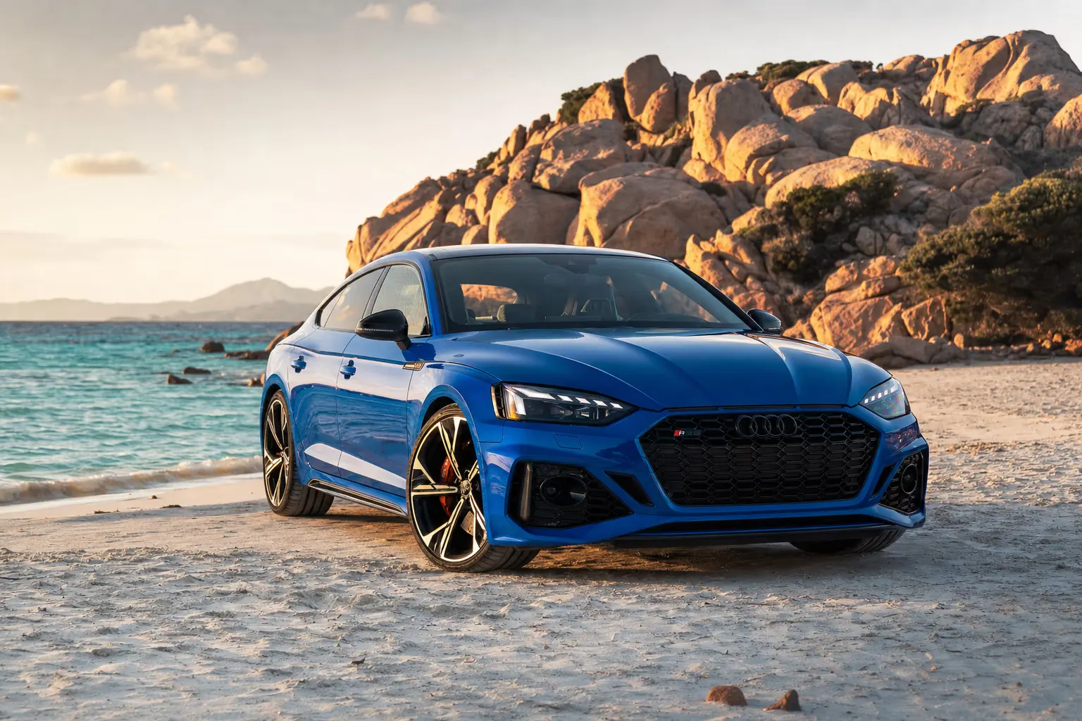 Rent a Audi RS5 Sportback in Sardinia – LSM Car Luxury