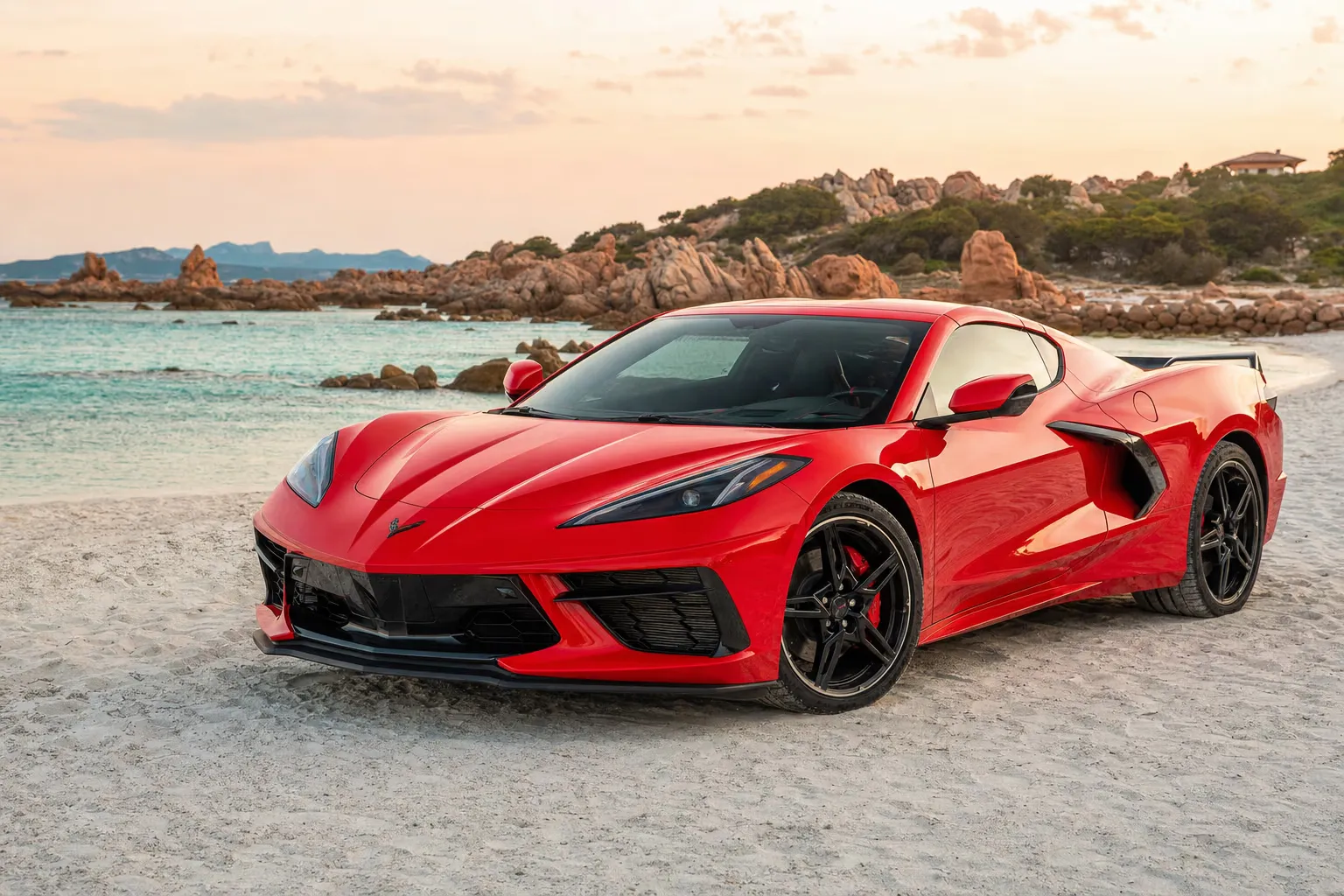 Rent a Chevrolet Corvette C8 Stingray in Sardinia – LSM Car Luxury