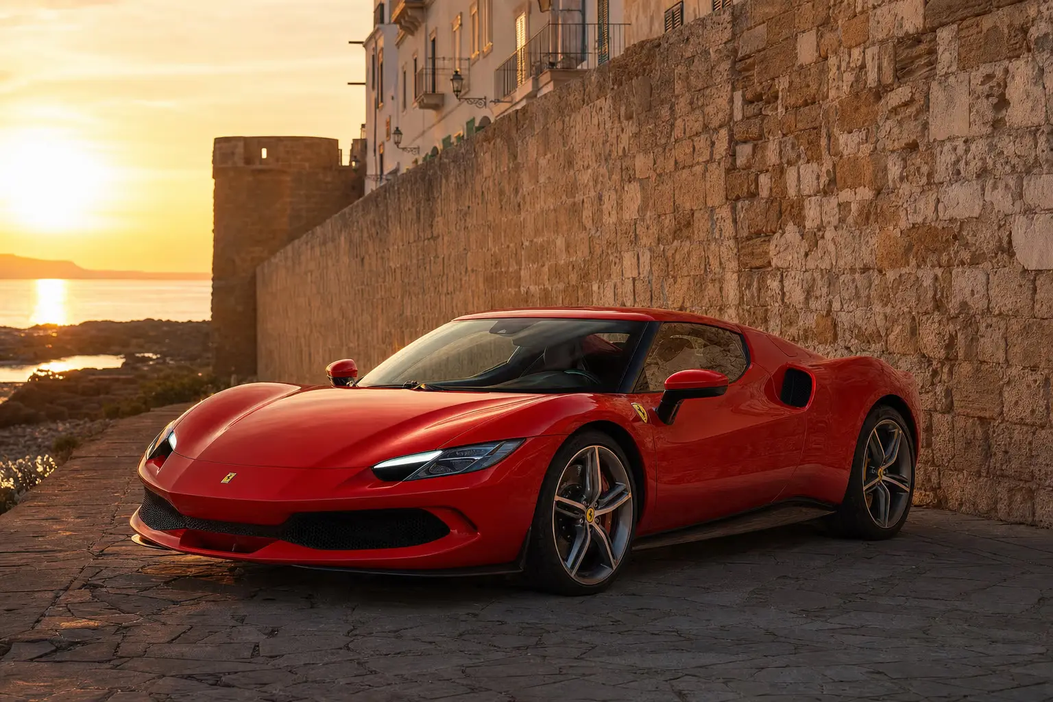 Ferrari a Alghero — noleggio LSM Car Luxury