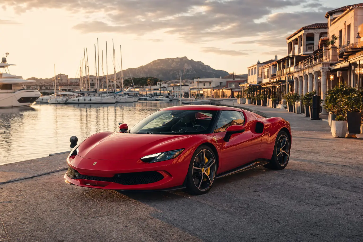 Ferrari a Olbia — noleggio LSM Car Luxury