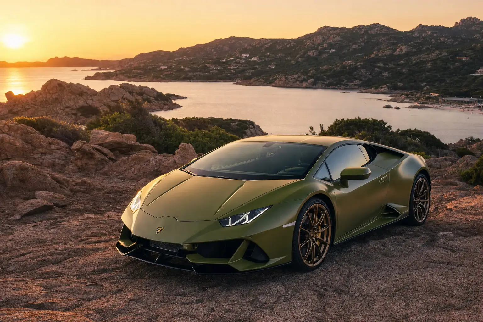 Lamborghini a Costa Smeralda — noleggio LSM Car Luxury