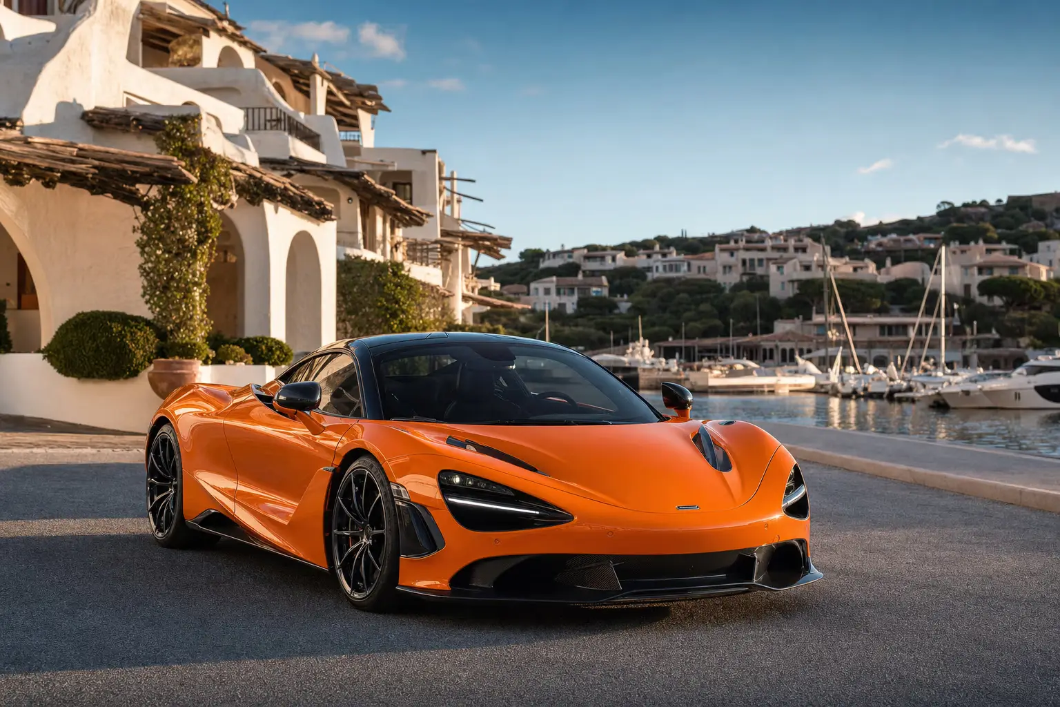 McLaren in Porto Cervo — LSM Car Luxury rental