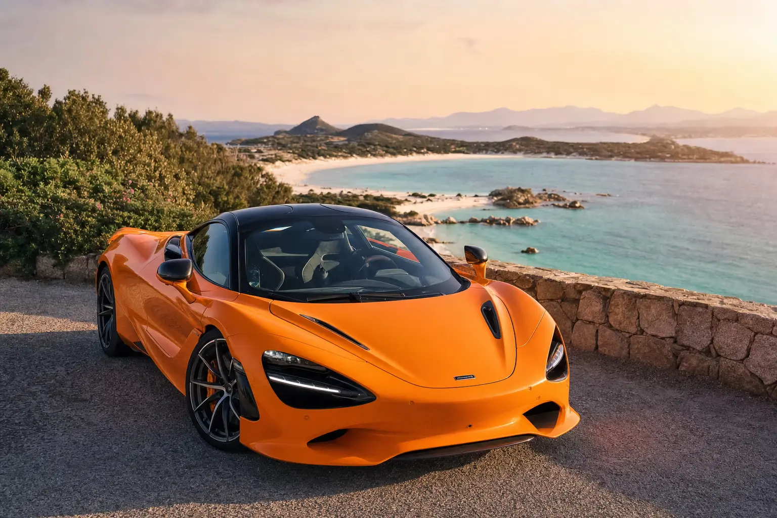 McLaren a Villasimius — noleggio LSM Car Luxury