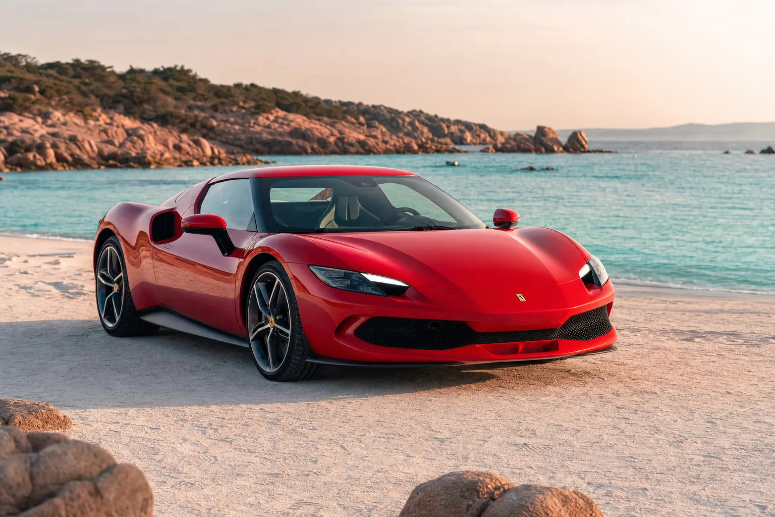 Rent a Ferrari 296 GTB in Sardinia – LSM Car Luxury