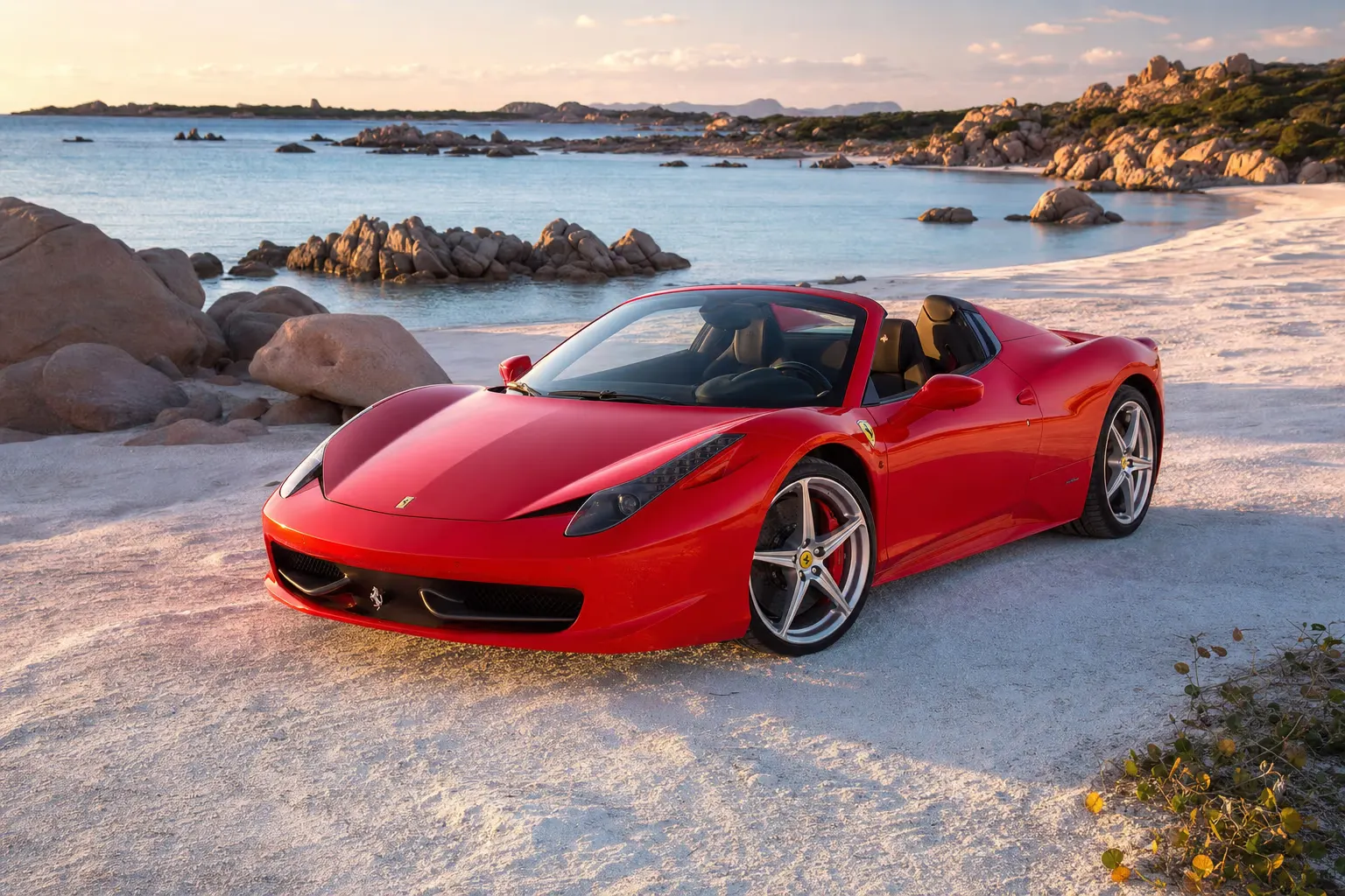 Noleggio Ferrari 458 Spider in Sardegna – LSM Car Luxury