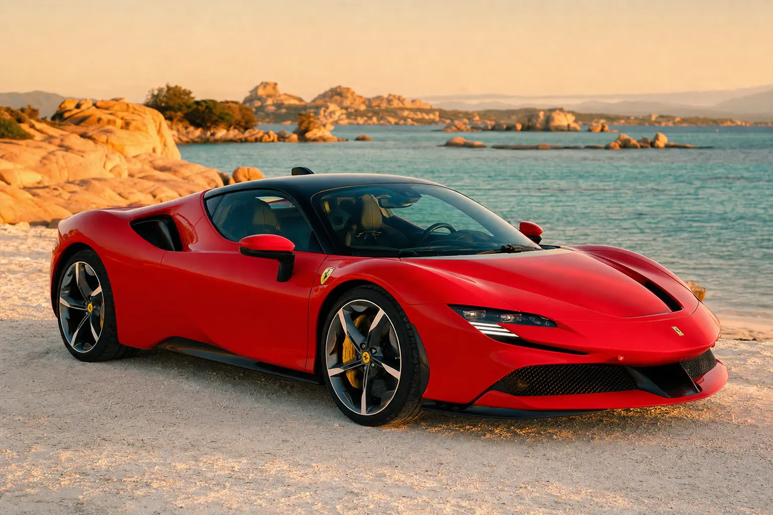 Rent a Ferrari SF90 Stradale in Sardinia – LSM Car Luxury
