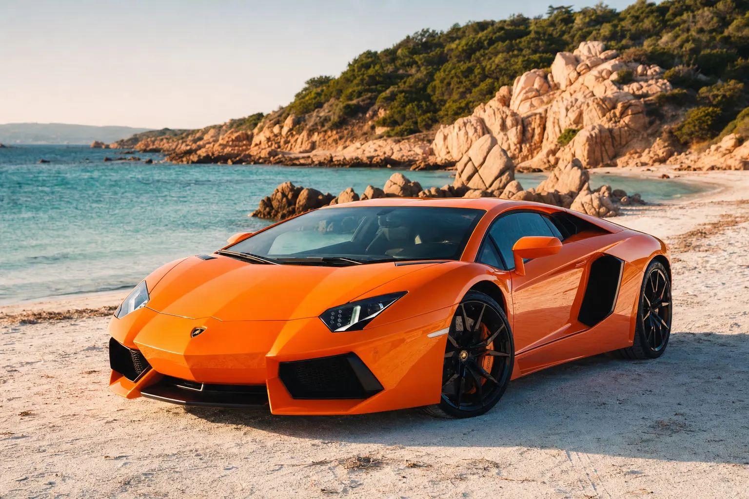 Rent a Lamborghini Aventador in Sardinia – LSM Car Luxury