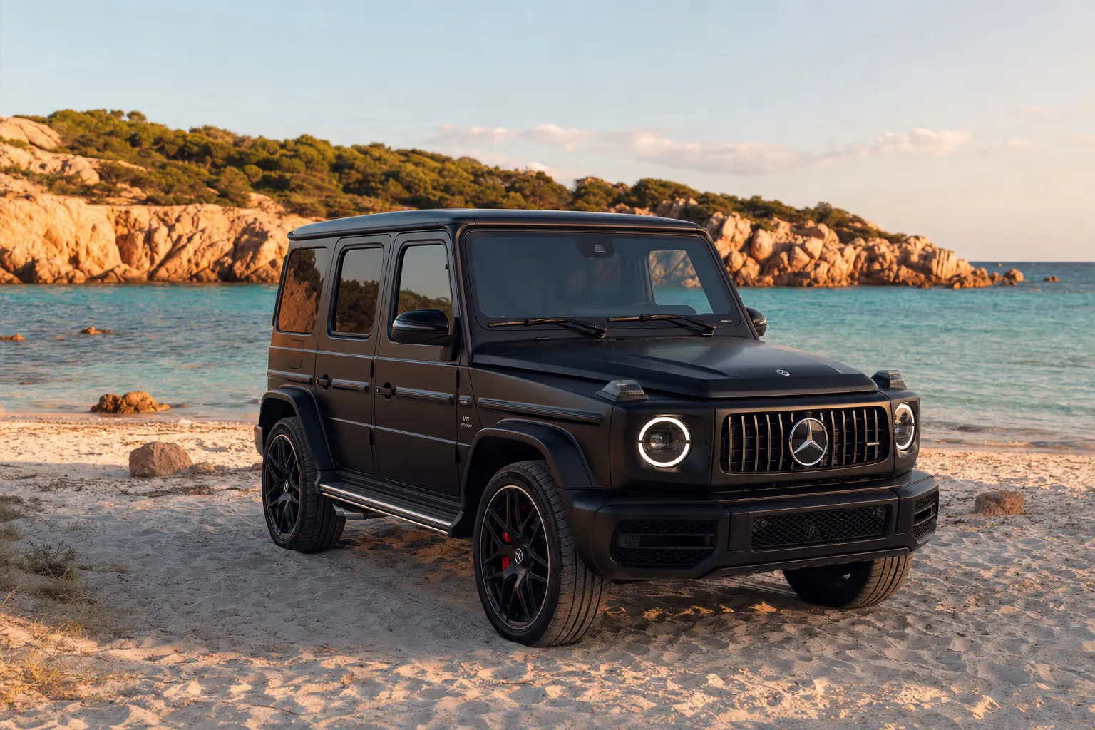 Rent a Mercedes-AMG G 63 in Sardinia – LSM Car Luxury