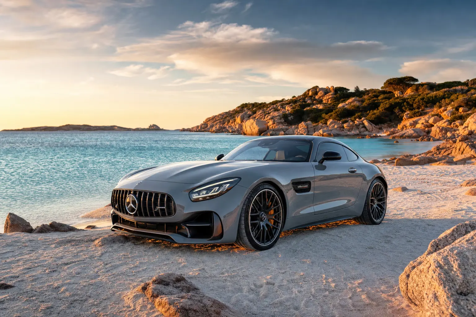 Noleggio Mercedes-AMG AMG GT in Sardegna – LSM Car Luxury