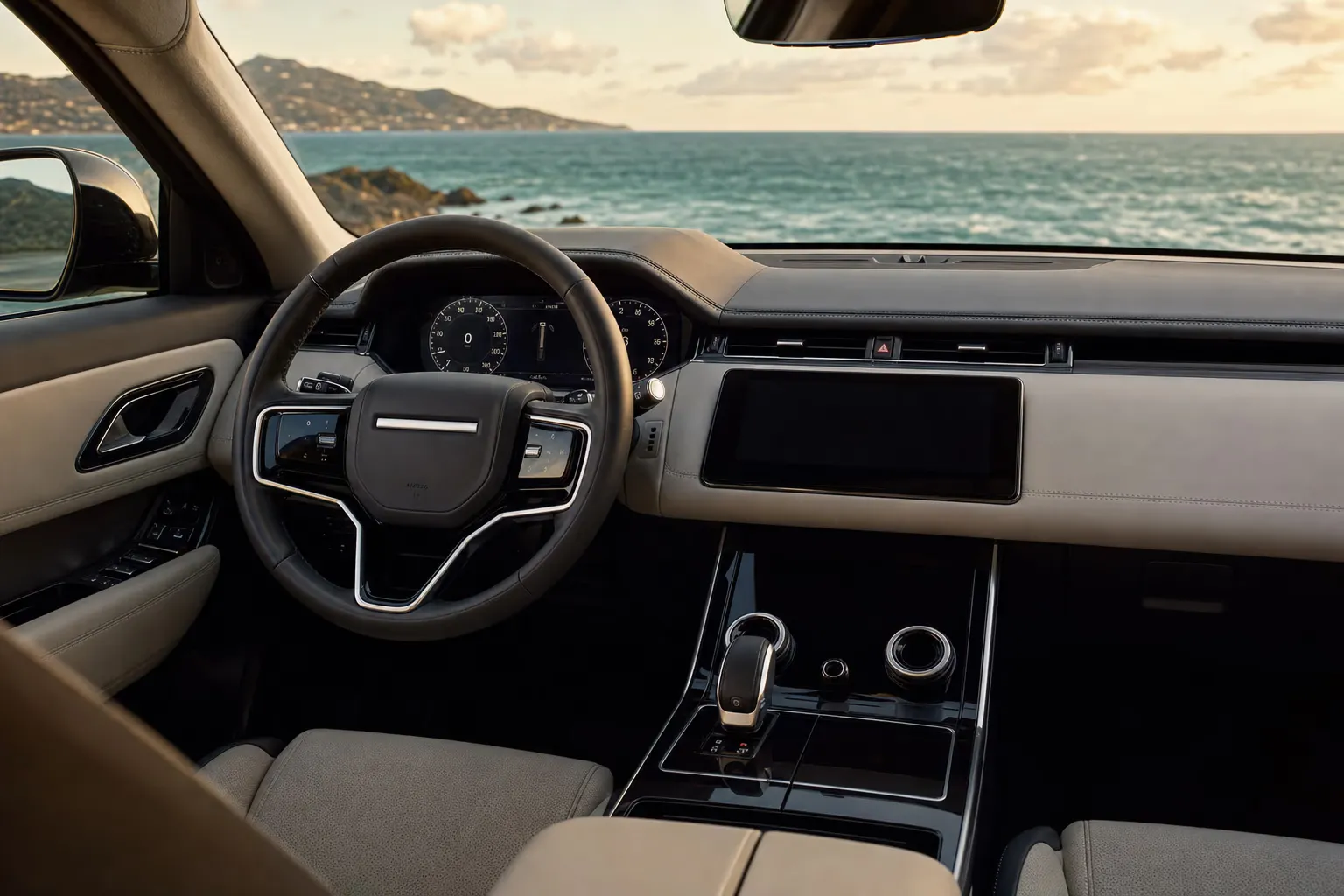 Interni di Range Rover Range Rover Velar – noleggio in Sardegna