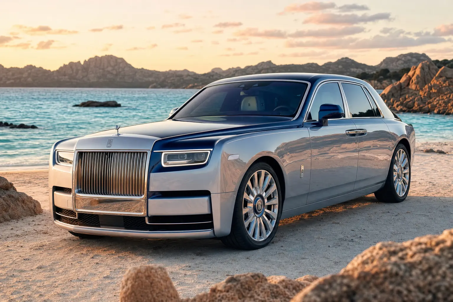 Rent a Rolls-Royce Phantom in Sardinia – LSM Car Luxury