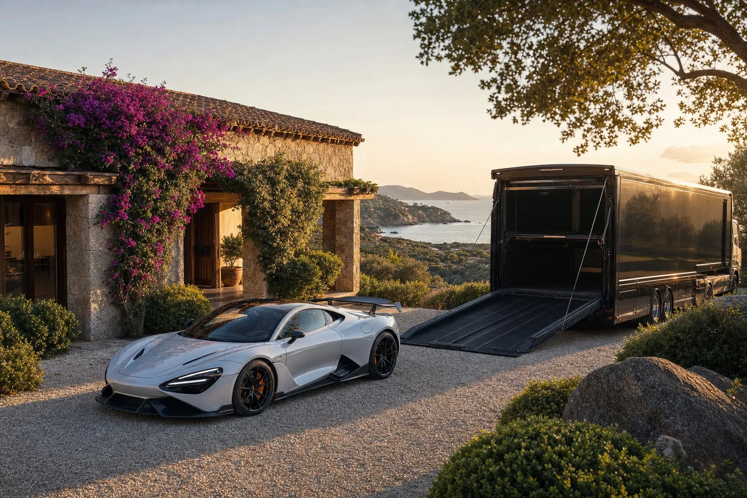 Consegna a hotel, ville e yacht